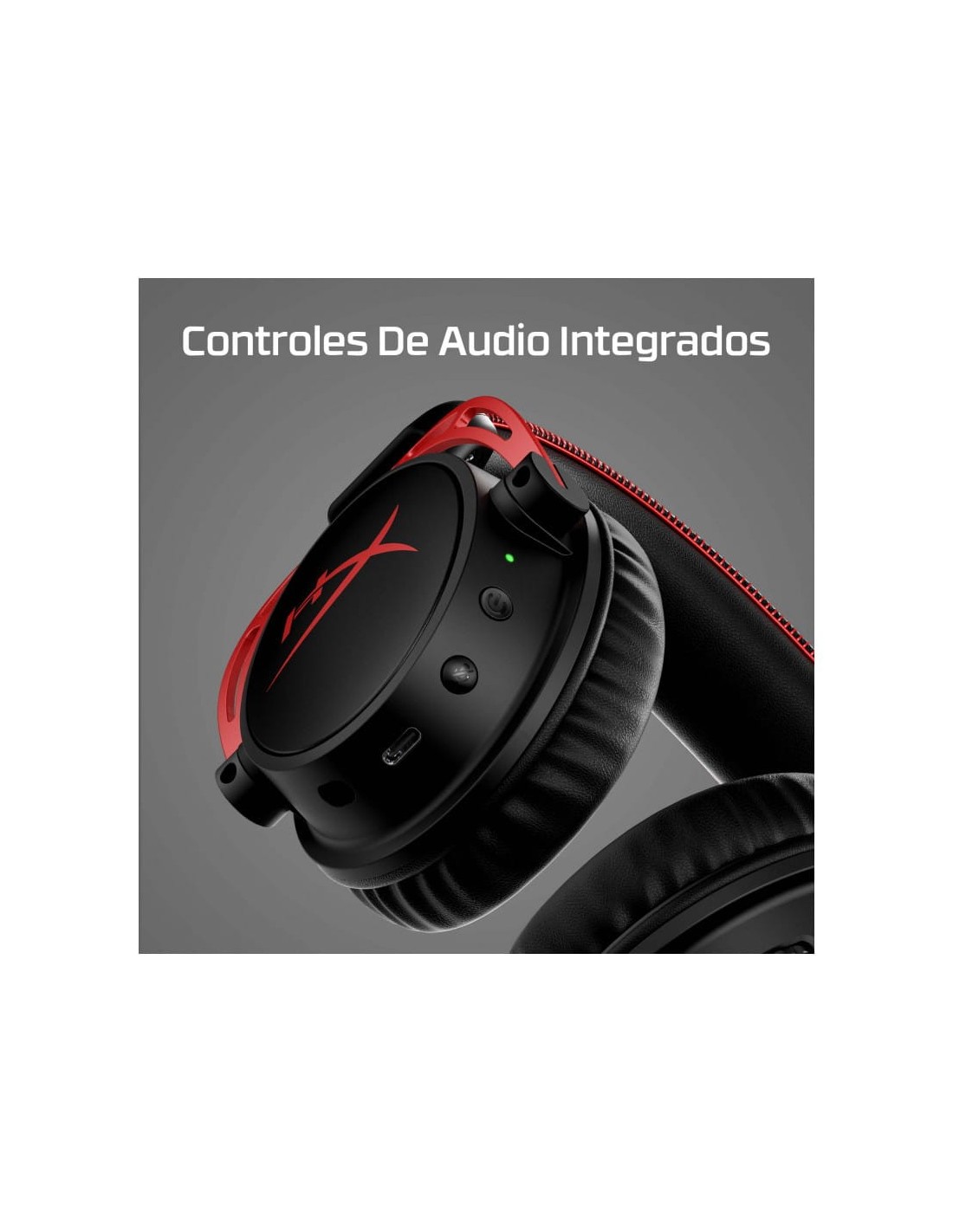 HyperX Cloud Alpha Negro/Rojo | Auriculares en Logroño