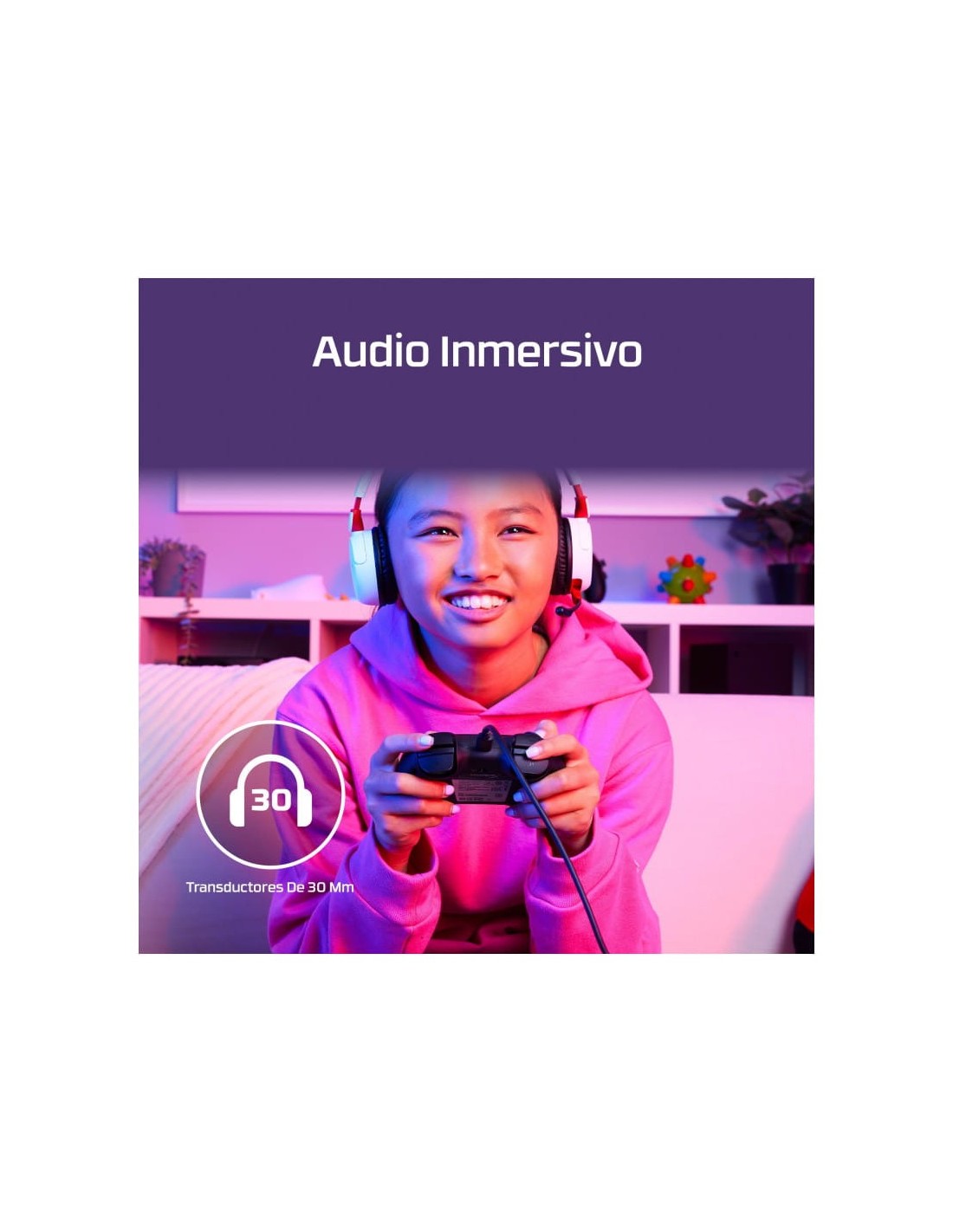 HyperX Cloud Mini Blanco | Auriculares en Logroño