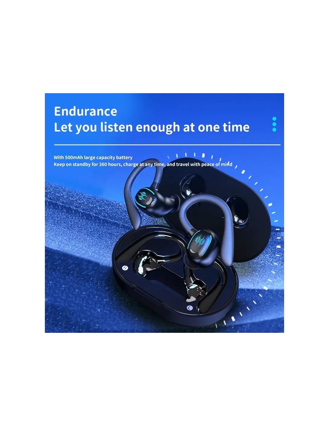 HBQ YYK-635 Sport Negro | Auriculares en Logroño