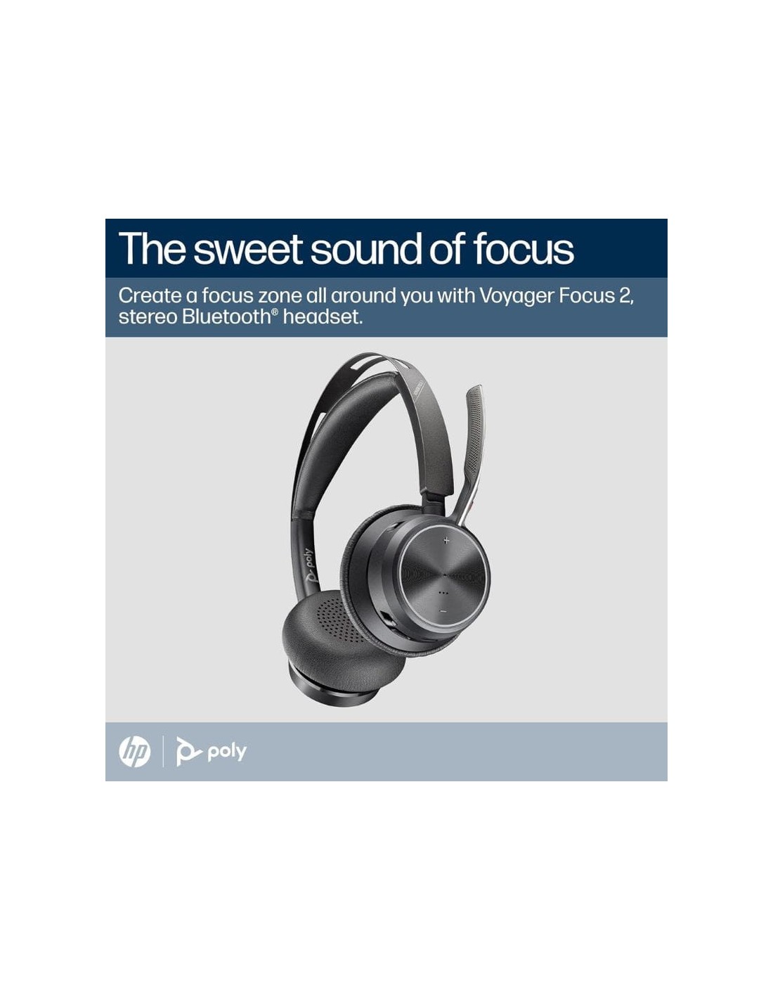 Poly Voyager Focus 2 USB-C con base de carga | Auriculares en Logroño