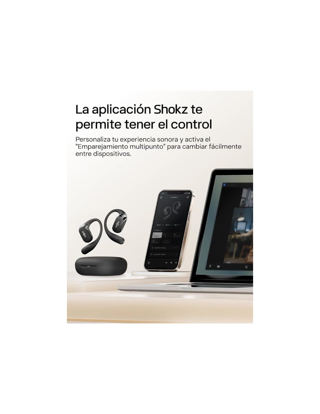 Shokz OpenFit 2 Negro | Auriculares en Logroño