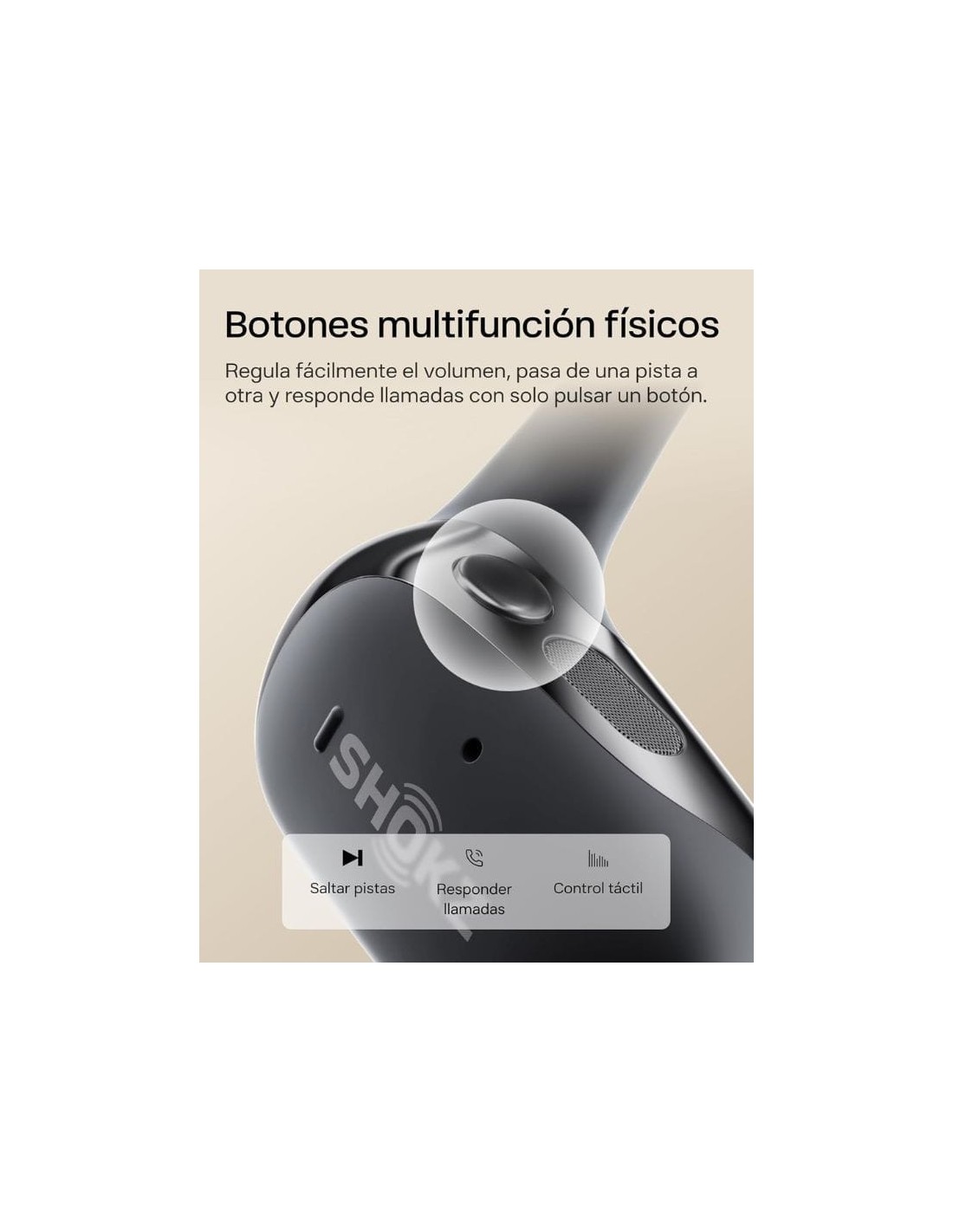 Shokz OpenFit 2 Negro | Auriculares en Logroño