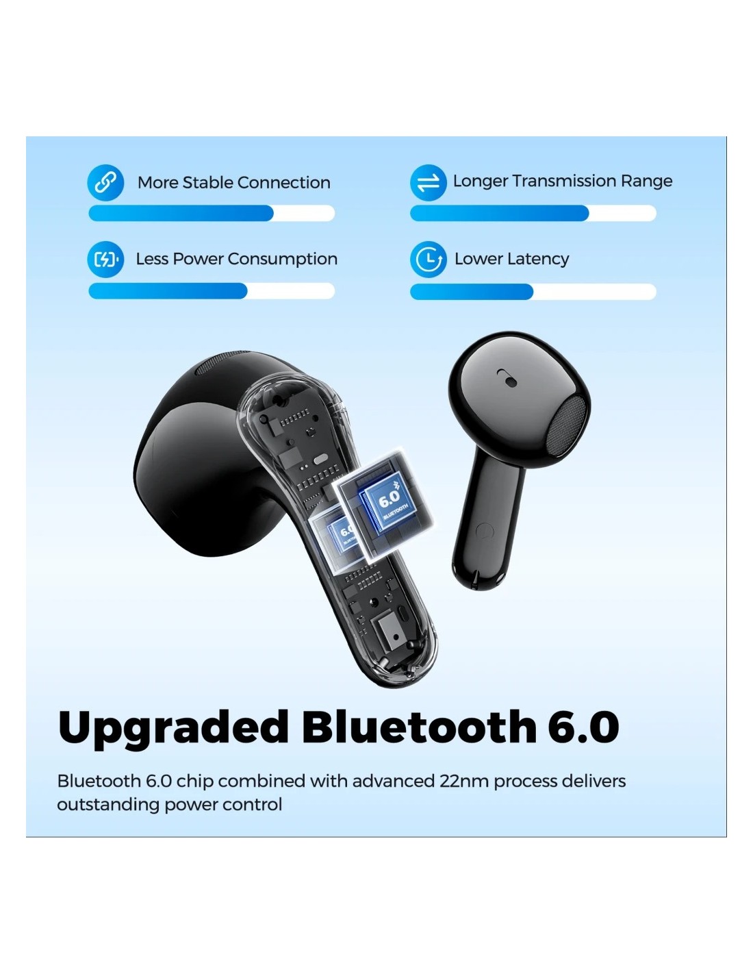 SoundPEATS Air6 HS Negro | Auriculares en Logroño