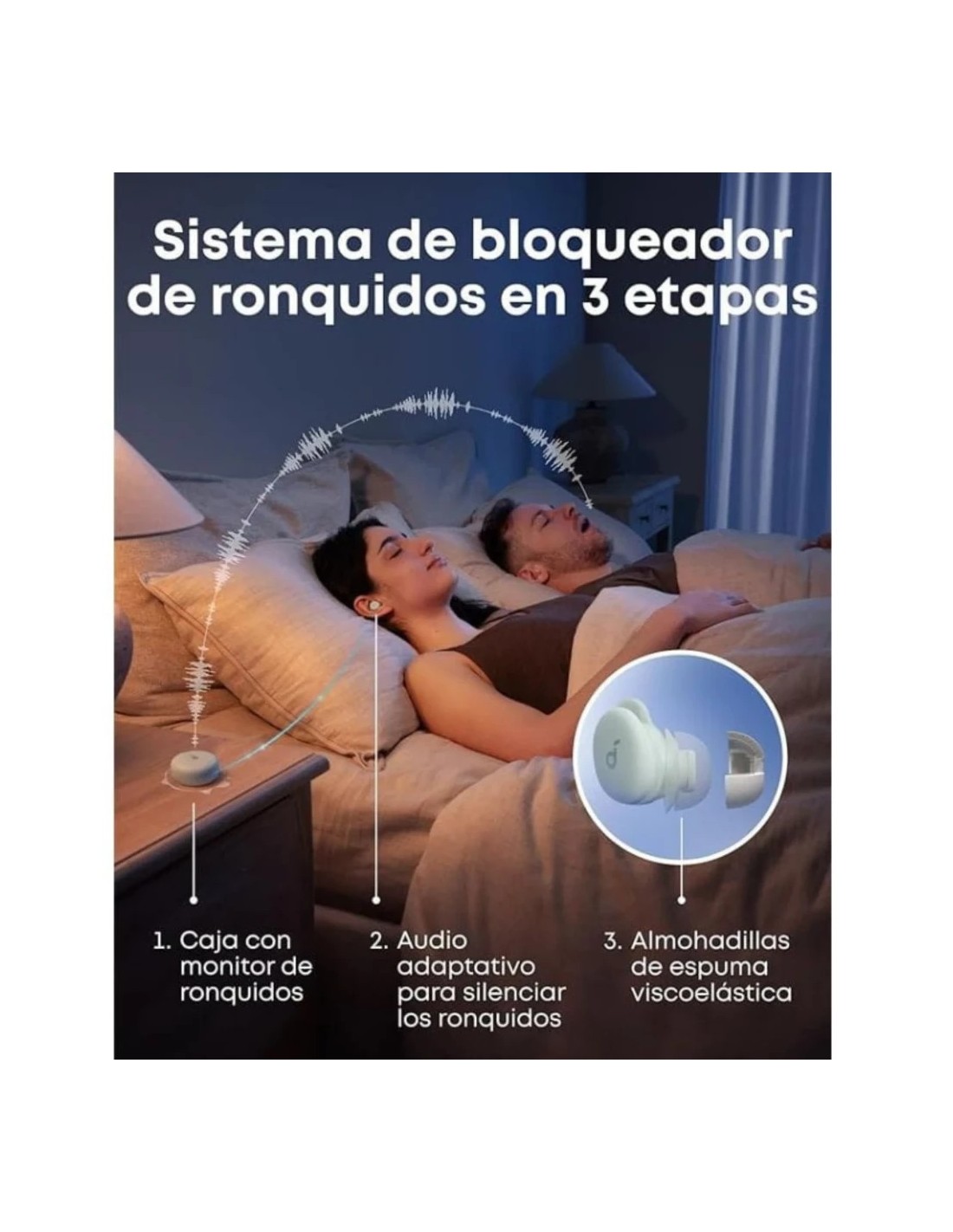 Soundcore Sleep A30 para dormir | Auriculares en Logroño