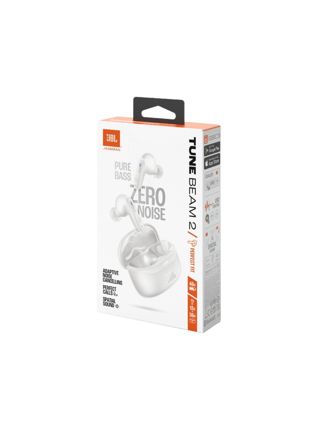 JBL Tune Beam 2 Blanco | Auriculares en Logroño
