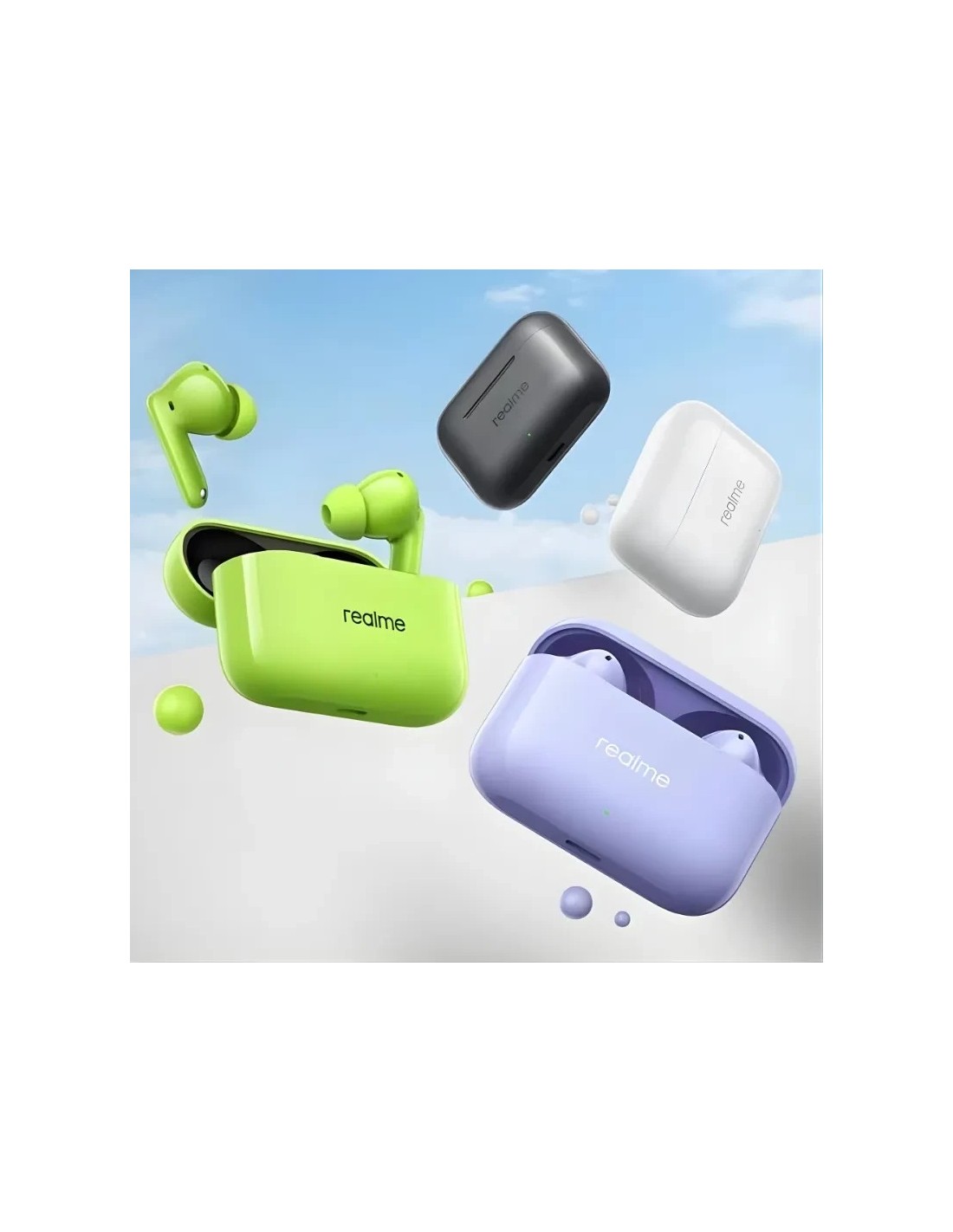 Realme Buds T200 Púrpura | Auriculares en Logroño