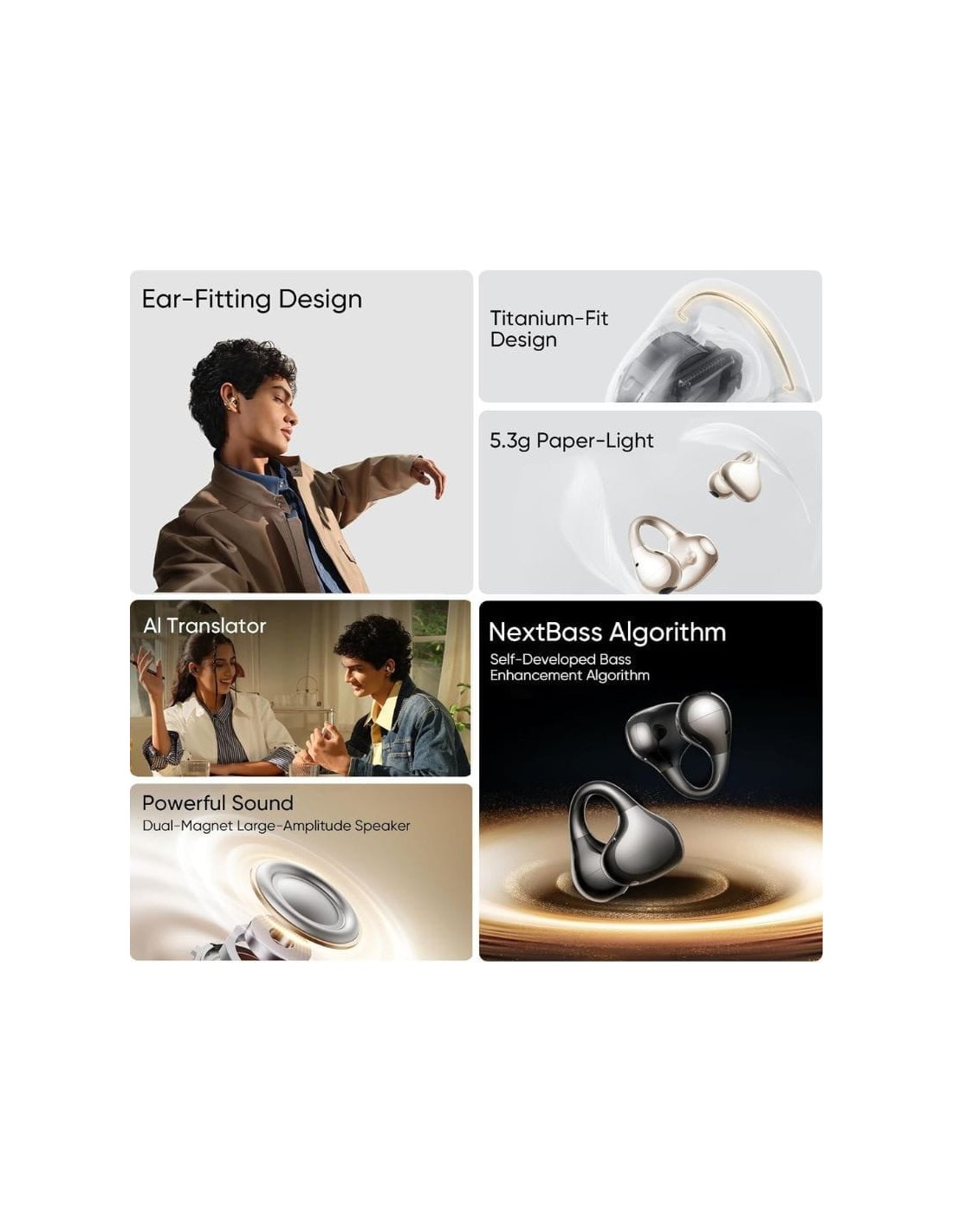 Realme buds OpenWear Clip | Auriculares en Logroño