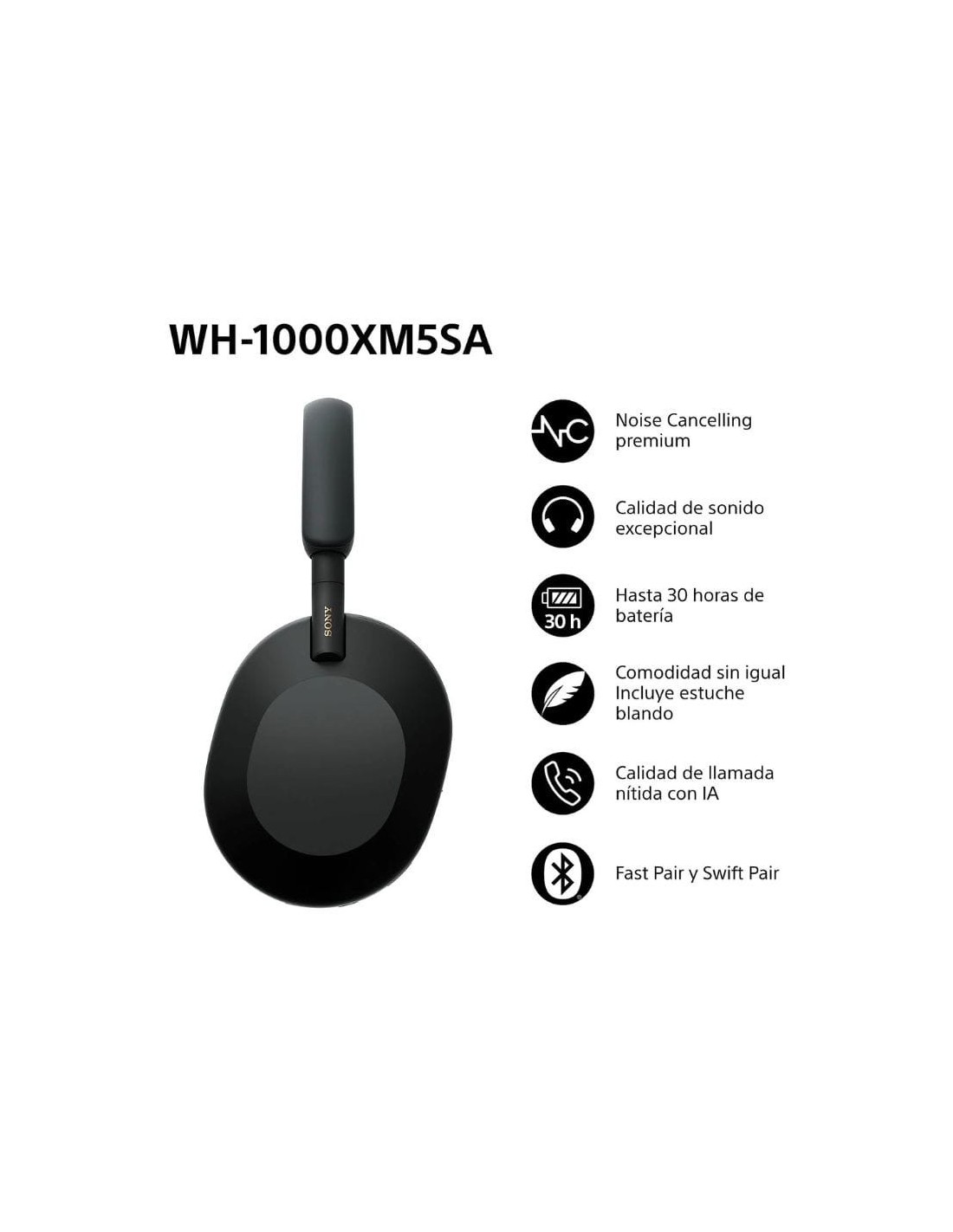 Sony WH-1000XM5SA | Auriculares en Logroño