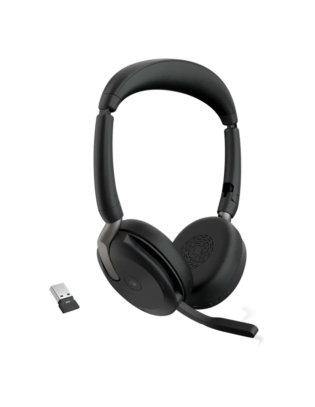 Jabra Evolve2 65 Flex UC Stereo USB-A con base de carga en Logroño