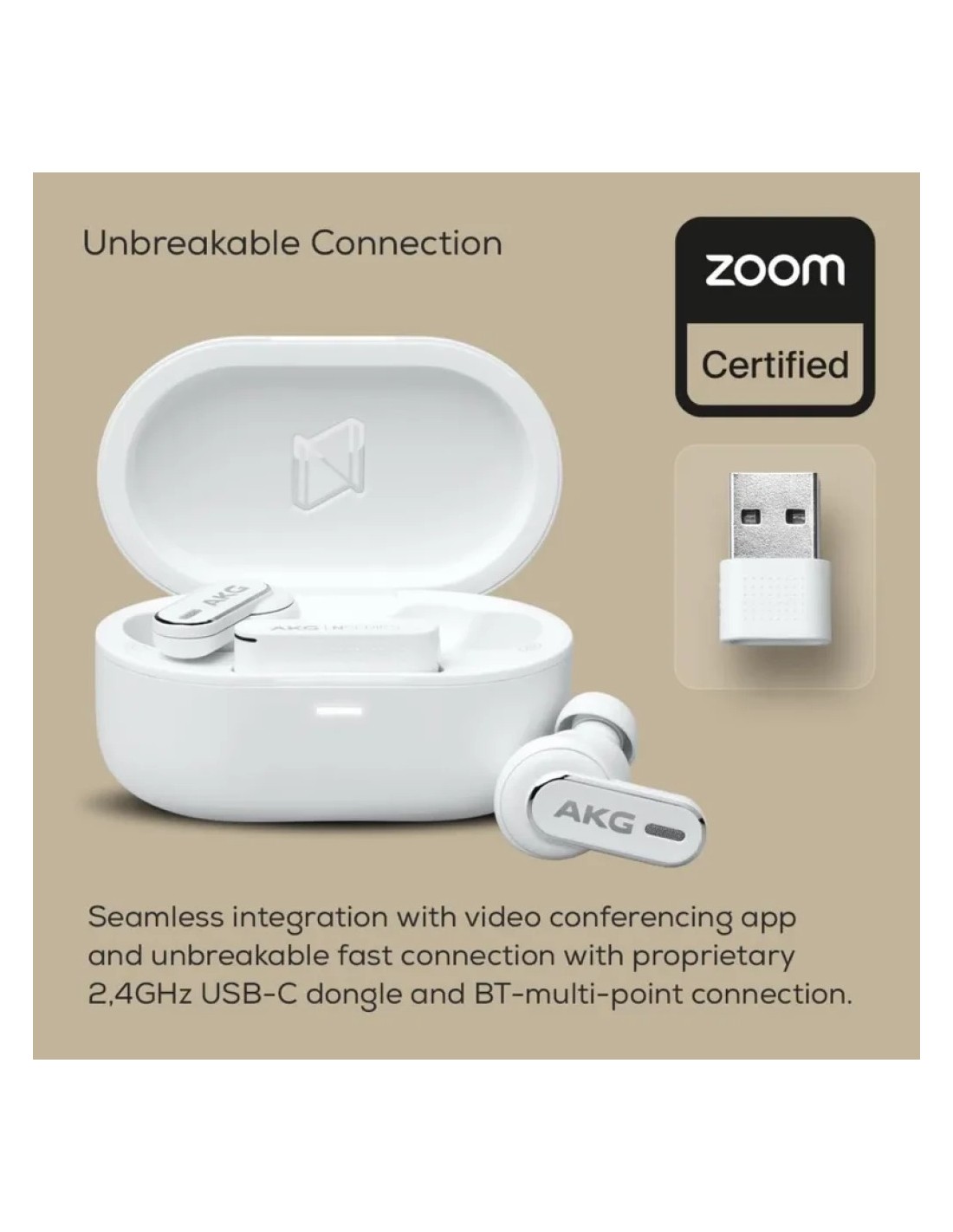 AKG N5 Hybrid con Dongle USB-C Blanco | Auriculares en Logroño