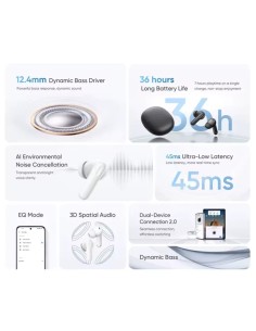 Realme TechLife Buds Blanco | Auriculares en Logroño 2