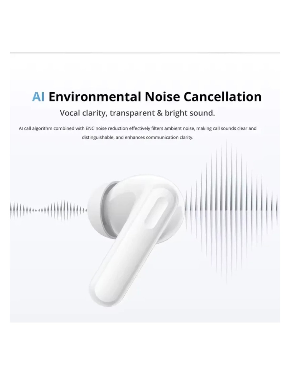Realme TechLife Buds Blanco | Auriculares en Logroño