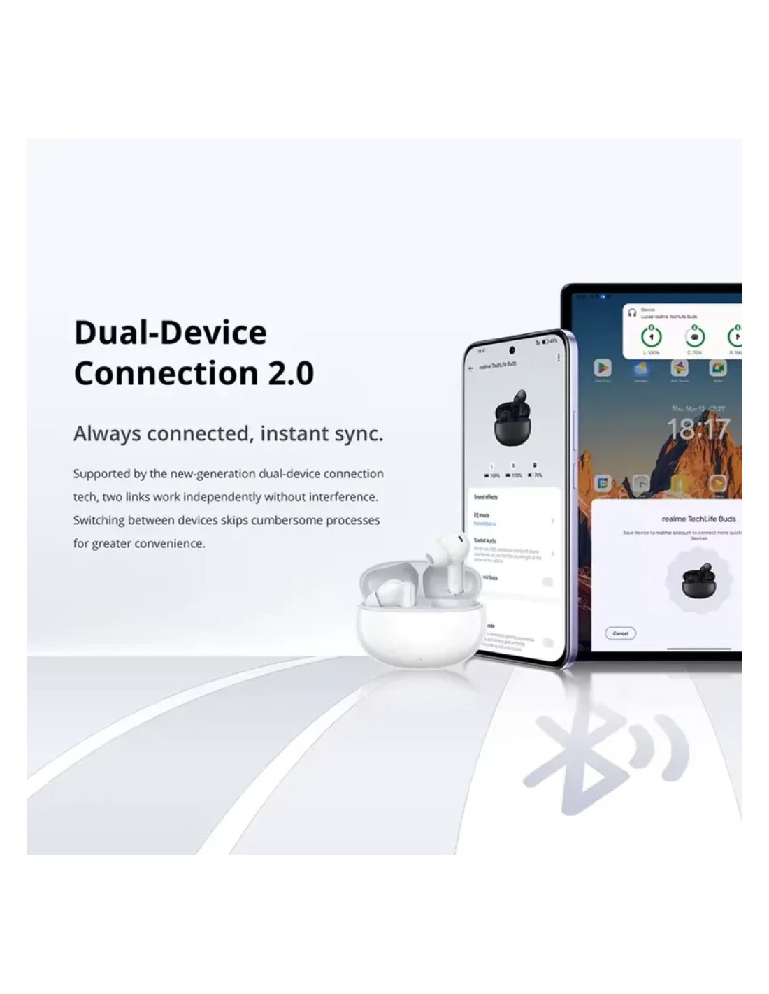 Realme TechLife Buds Blanco | Auriculares en Logroño