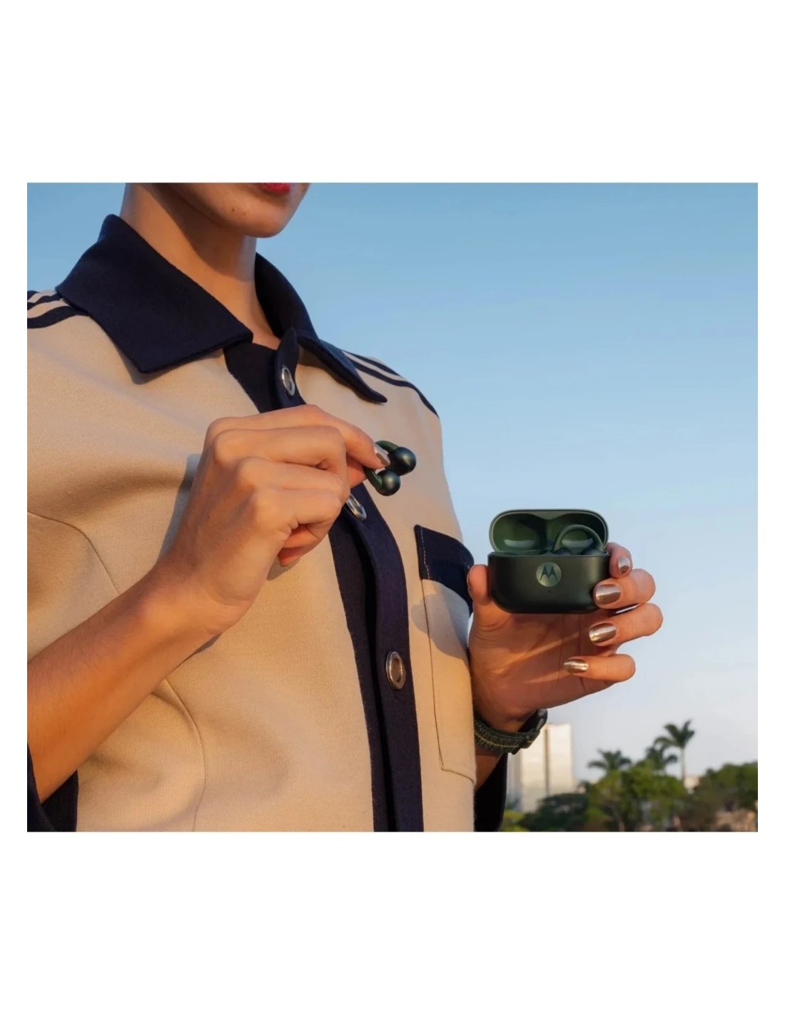 Motorola Moto Buds Loop Verde | Auriculares en Logroño
