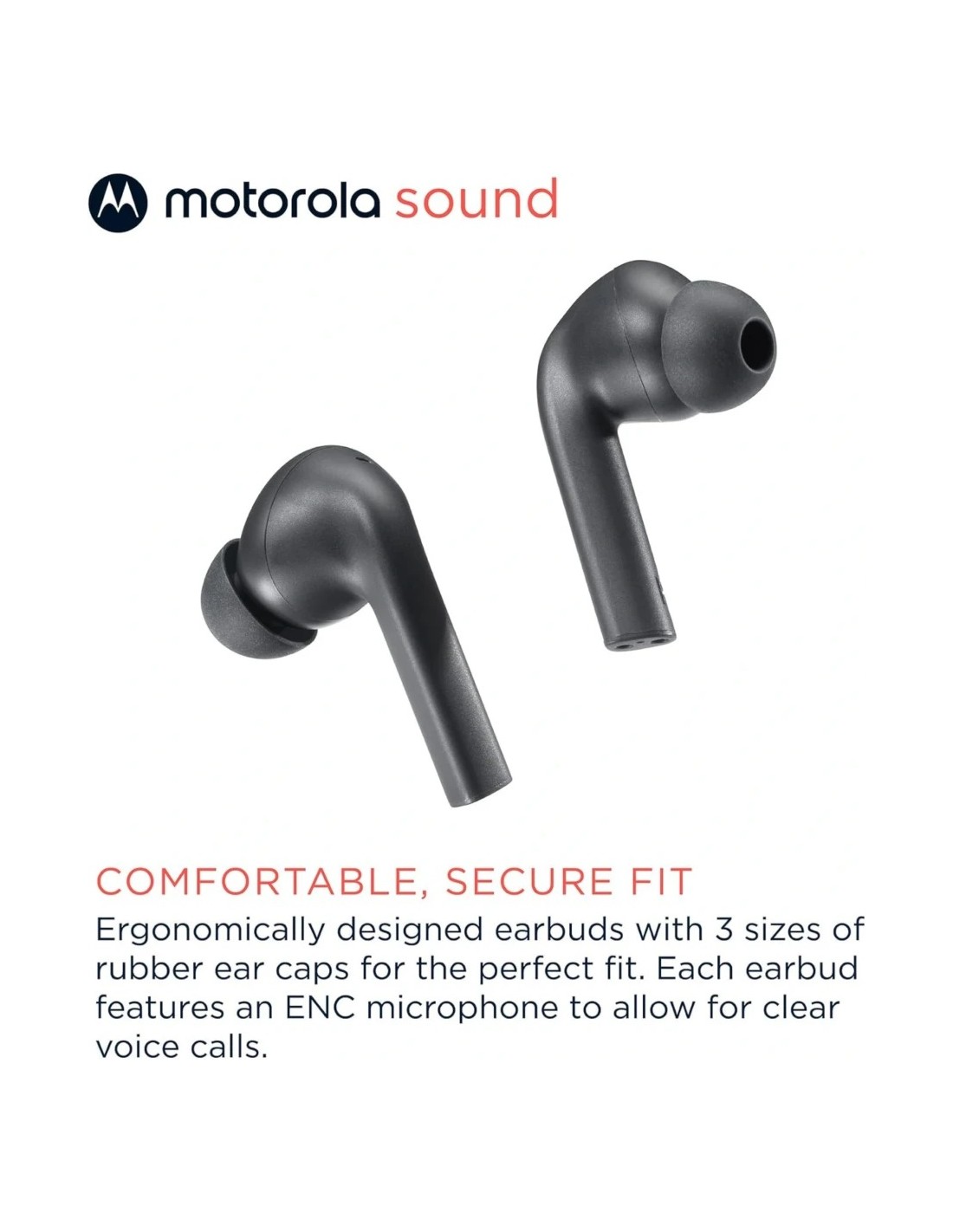 Motorola Moto Buds 065 Negro | Auriculares en Logroño