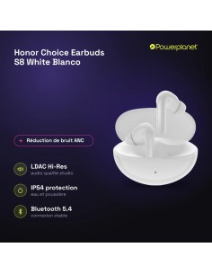 Honor Choice Earbuds S8 Blanco | Auriculares en Logroño 2