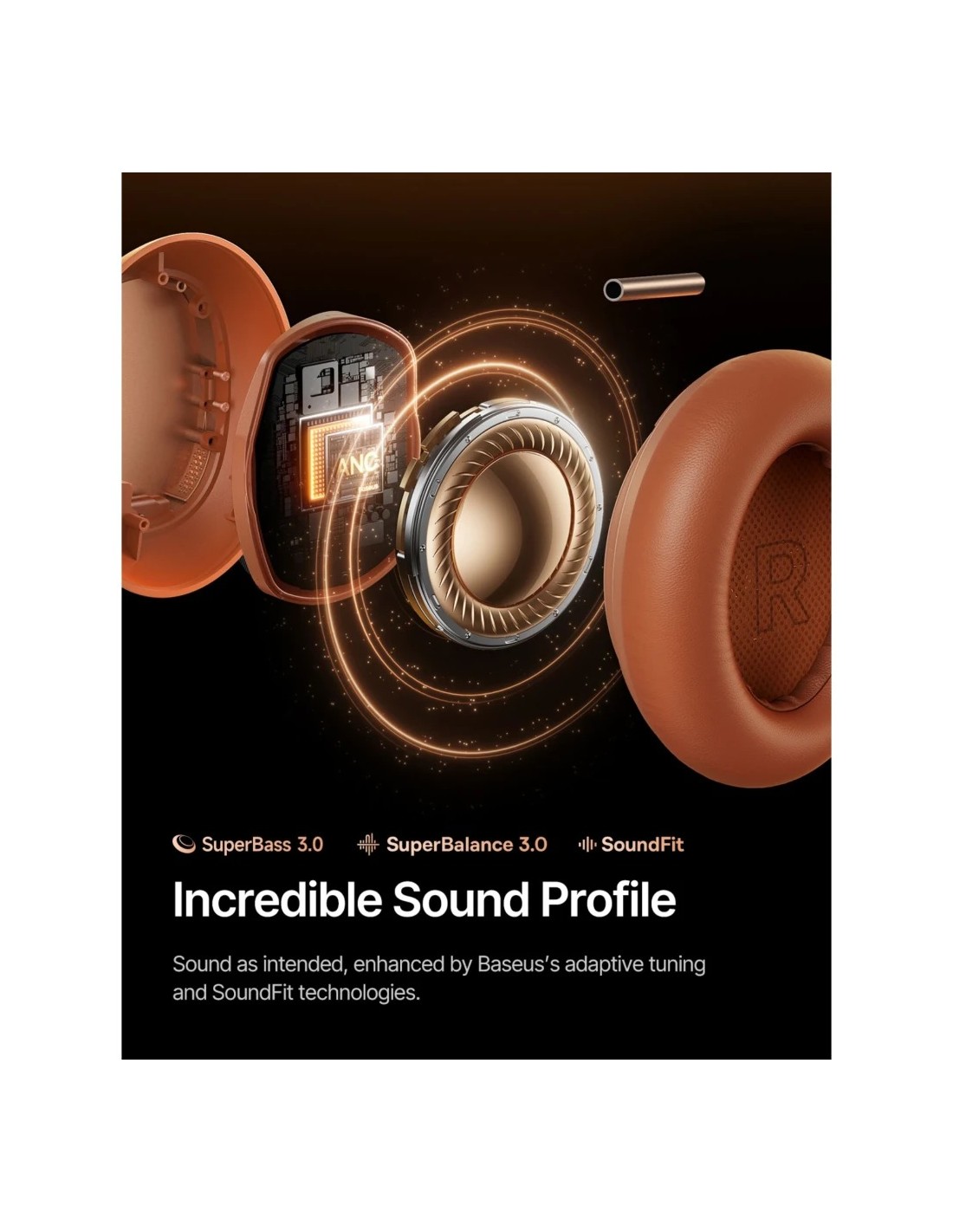 Baseus Inspire XH1 Coral | Auriculares en Logroño