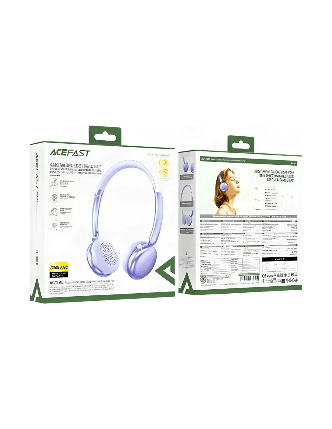 Acefast H8 Morado | Auriculares en Logroño