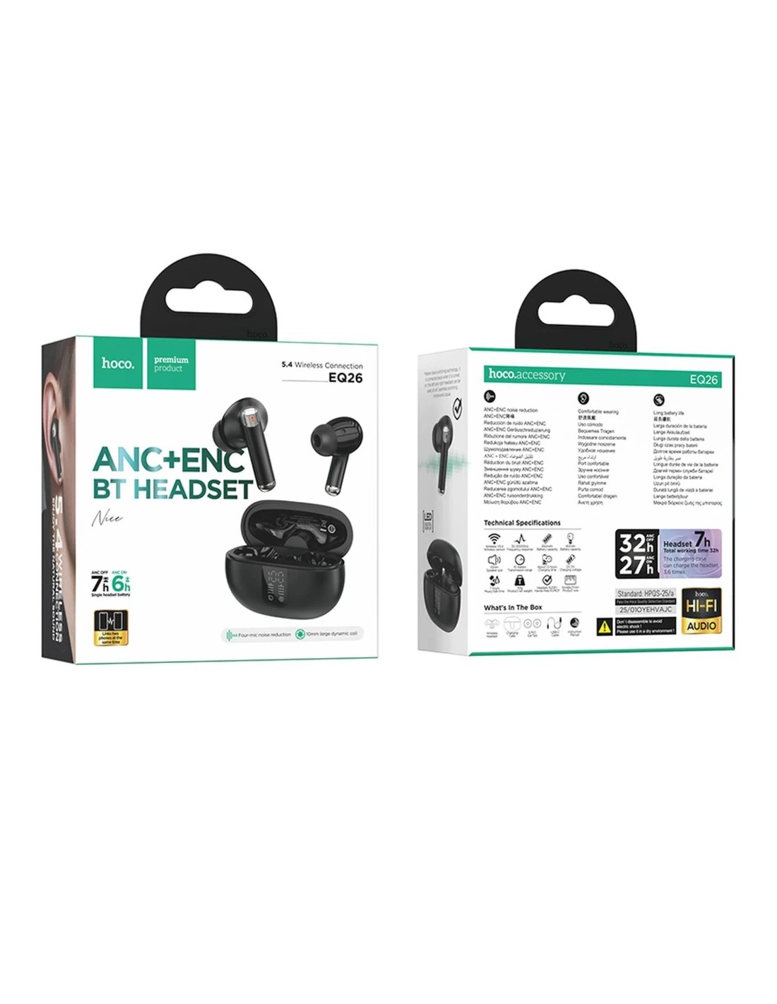 Hoco EQ26 Nice | Auriculares en Logroño