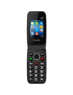 Teléfono Móvil Qubo NEO2 NW BK 4G para Personas Mayores Negro