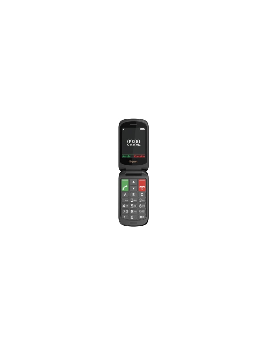 Teléfono Móvil Gigaset GL40 para Personas Mayores 4G Negro en Logroño