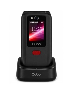 Teléfono Móvil Qubo X-D340CB 4G para Personas Mayores Negro en Logroño