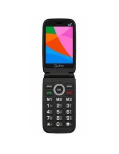 Teléfono Móvil Qubo X-D340CB 4G para Personas Mayores Negro en Logroño 2