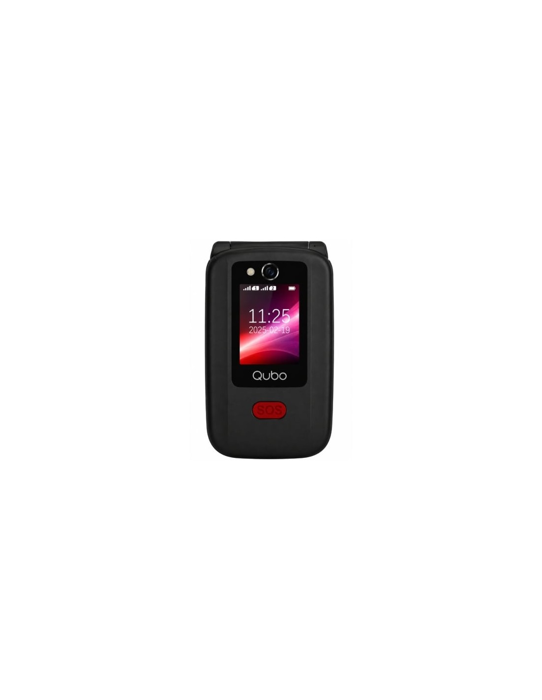 Teléfono Móvil Qubo X-D340CB 4G para Personas Mayores Negro en Logroño