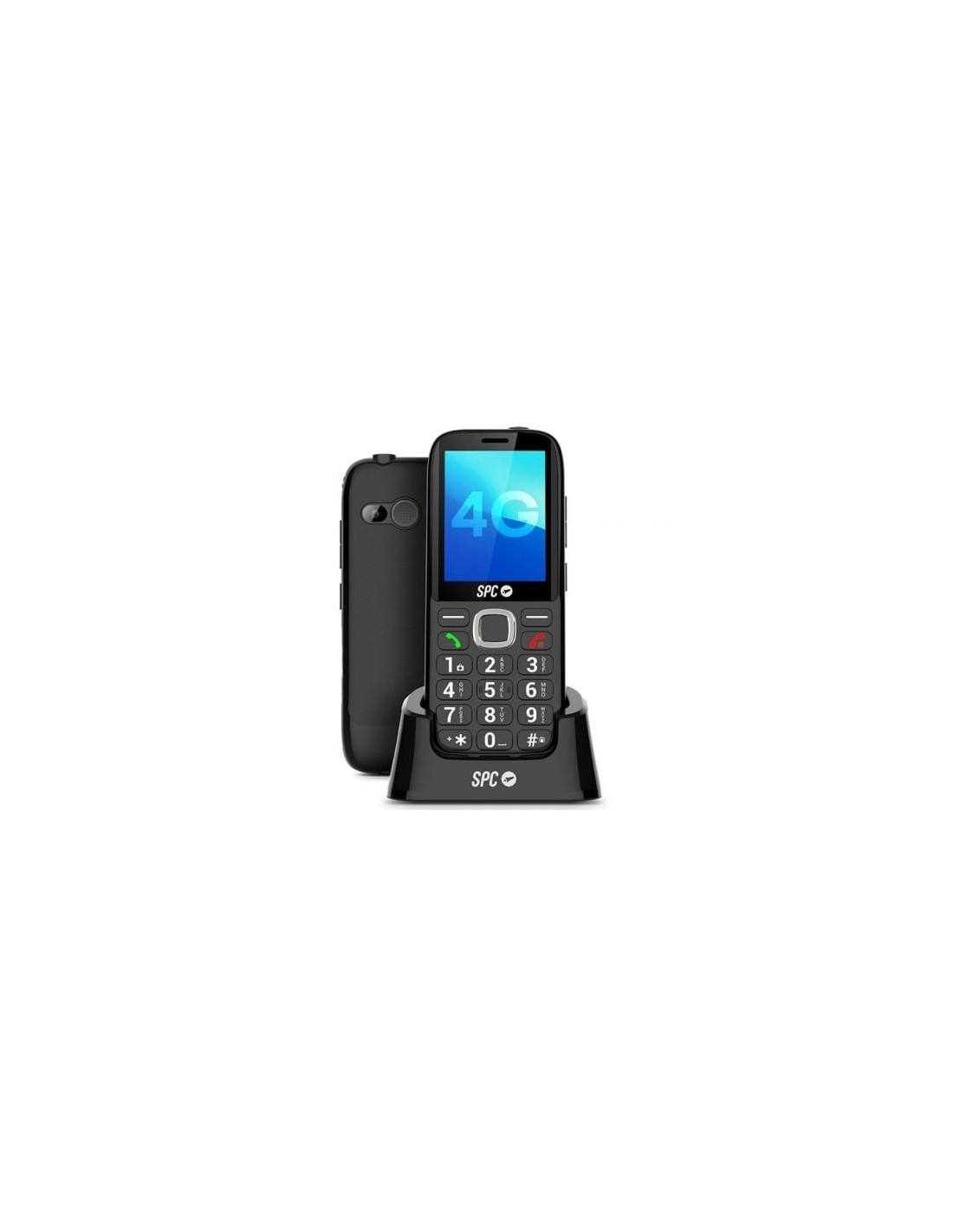 Teléfono Móvil SPC Fortune 2 Max 4G para Personas Mayores Negro