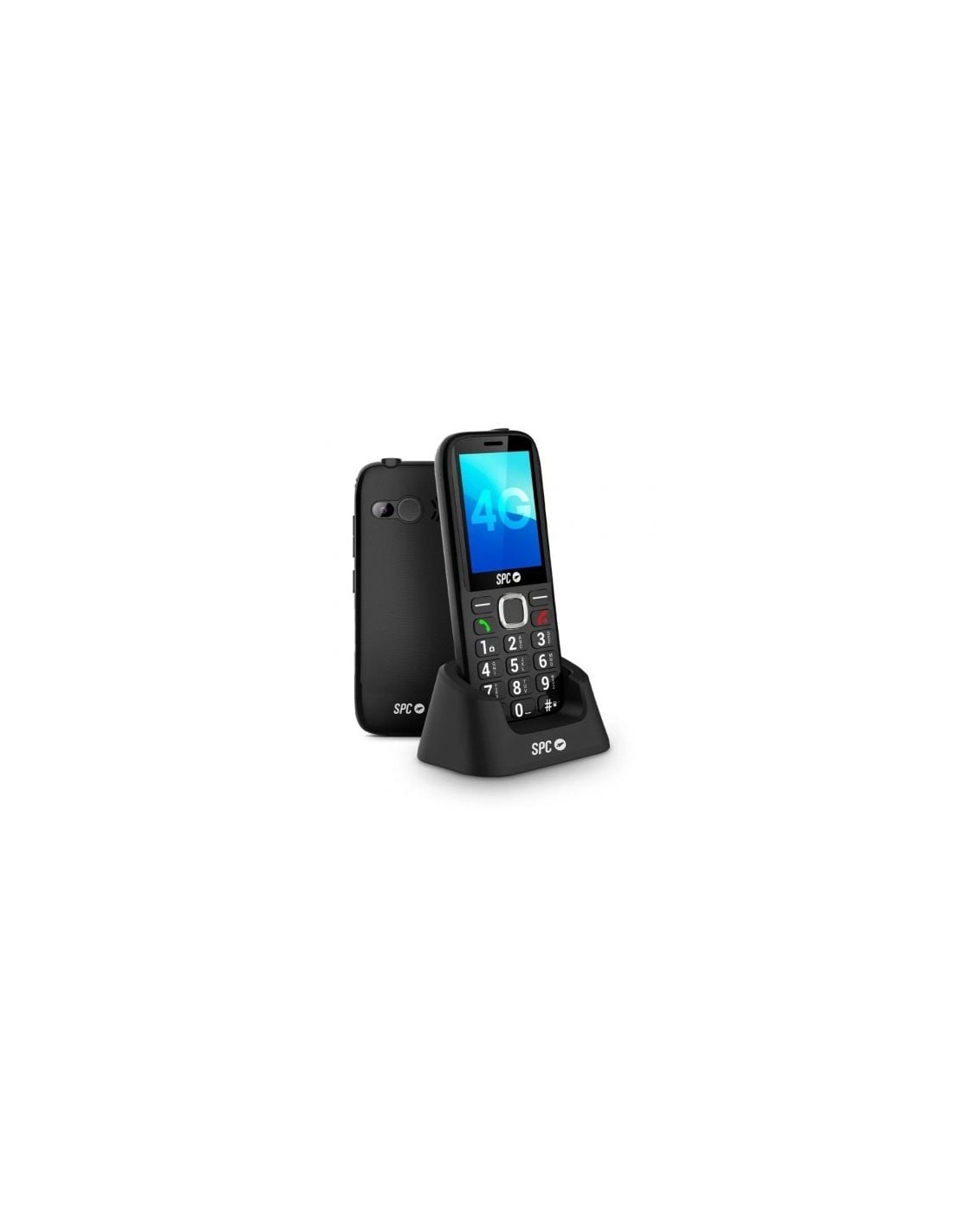 Teléfono Móvil SPC Fortune 2 Max 4G para Personas Mayores Negro