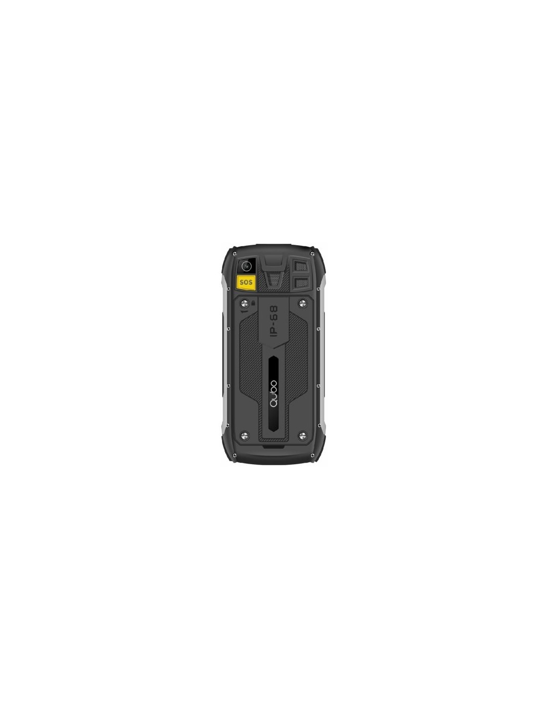 Teléfono Móvil Rugerizado Qubo ST-002 para Personas Mayores Negro