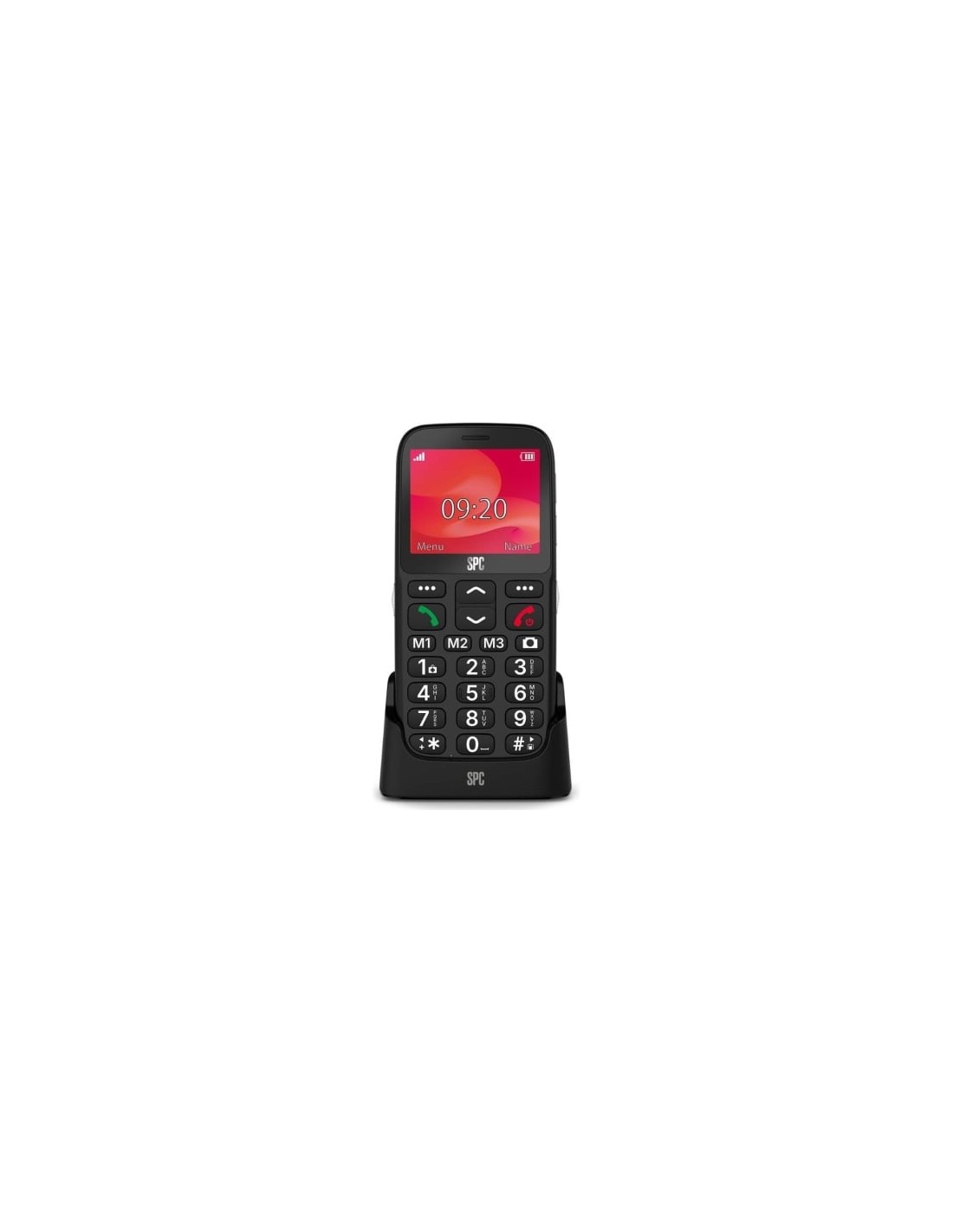 Teléfono Móvil SPC Polaris Pure para Personas Mayores 4G Negro