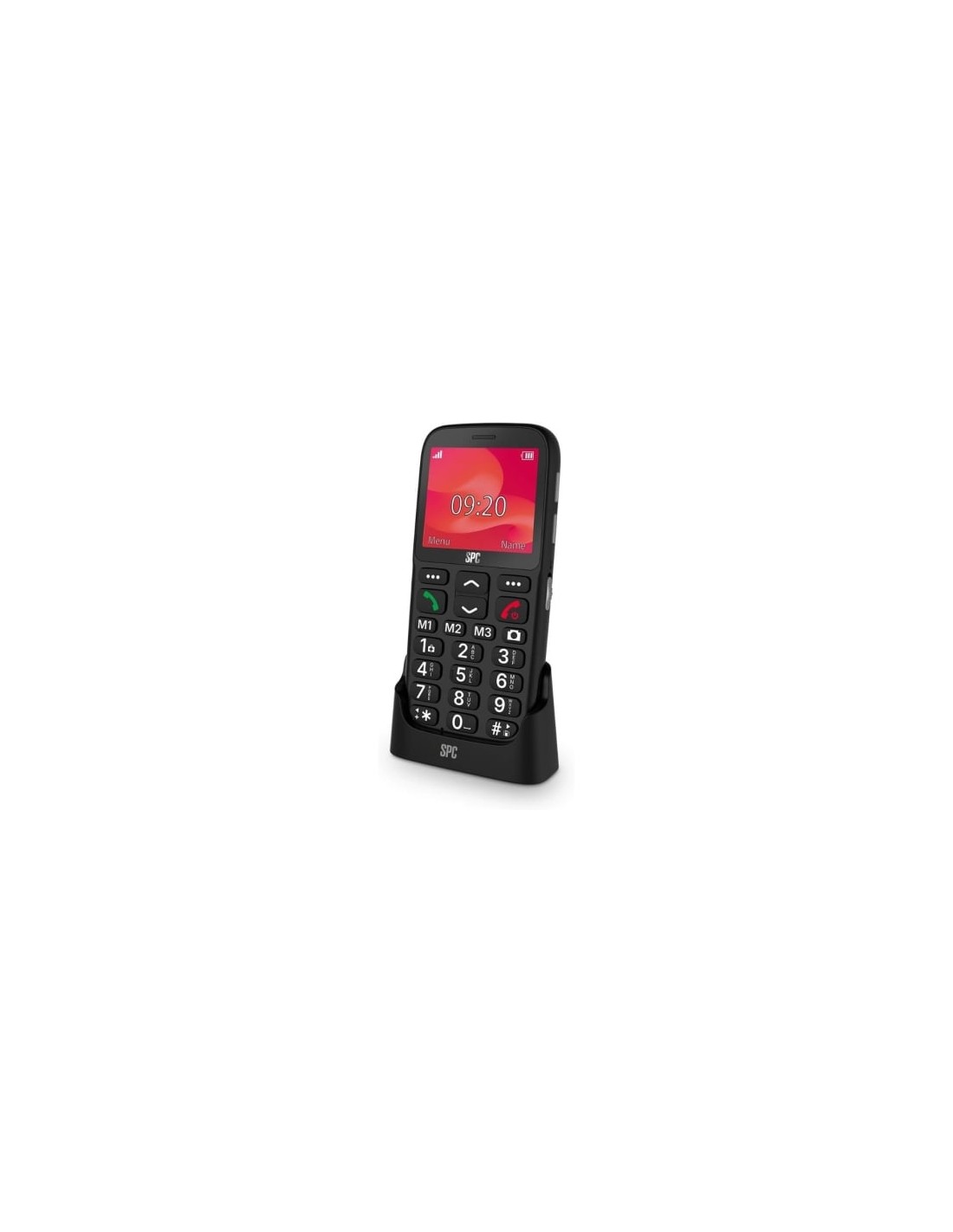 Teléfono Móvil SPC Polaris Pure para Personas Mayores 4G Negro