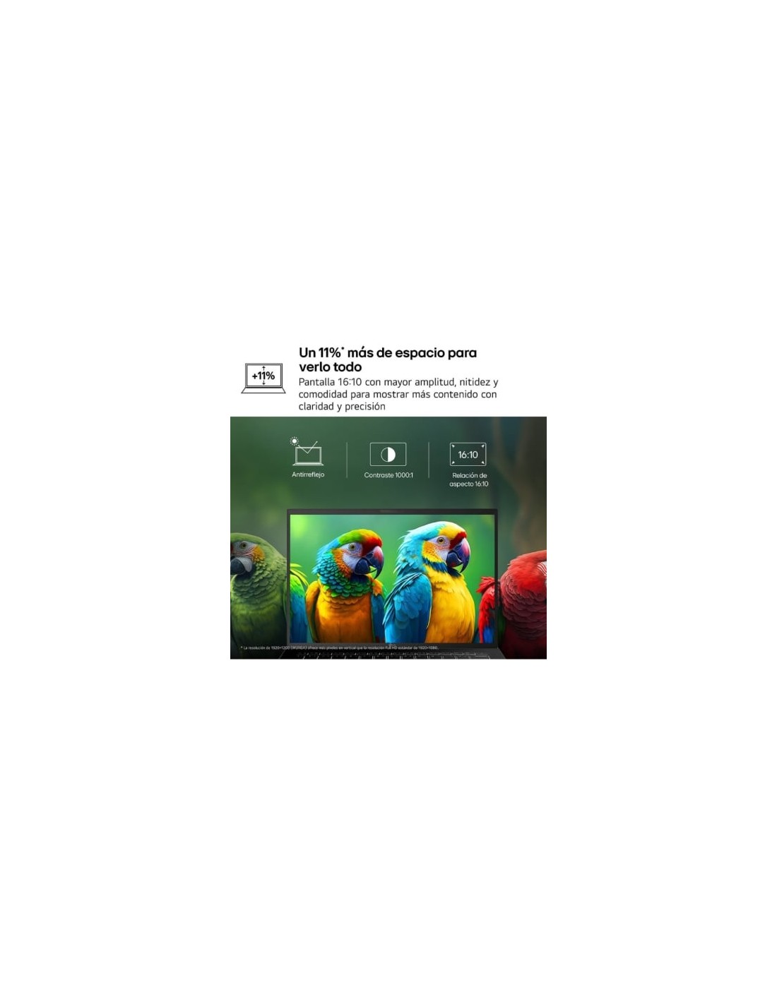 Portátil LG Gram 16UD55U-G.AX55BN 16GB/512GB en Logroño