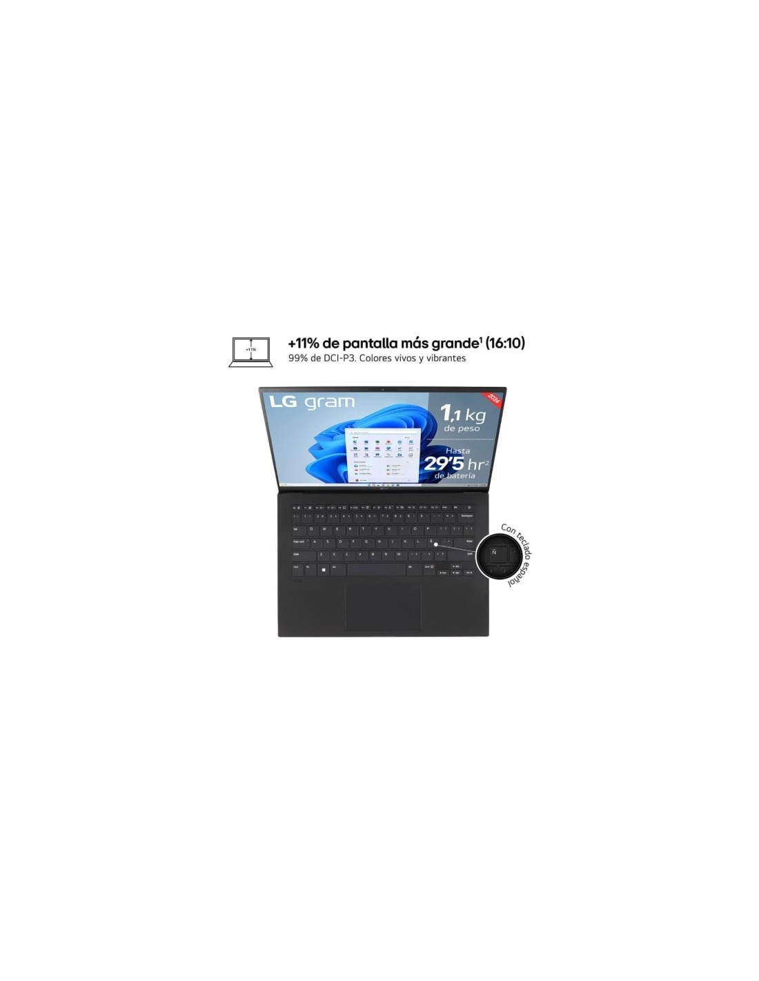 Portátil LG Gram 14ZB90S-G.AA55BN 16GB/512GB en Logroño