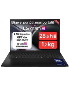 Portátil LG Gram 16ZD90TL-G.AX85BN 32GB/512GB en Logroño
