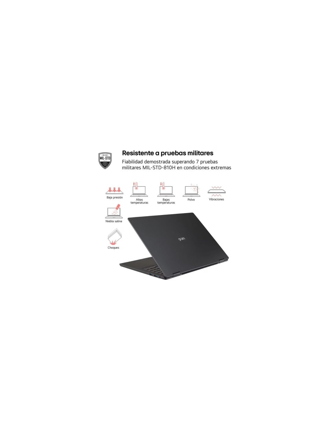 Portátil LG Gram 16ZD90TL-G.AX85BN 32GB/512GB en Logroño