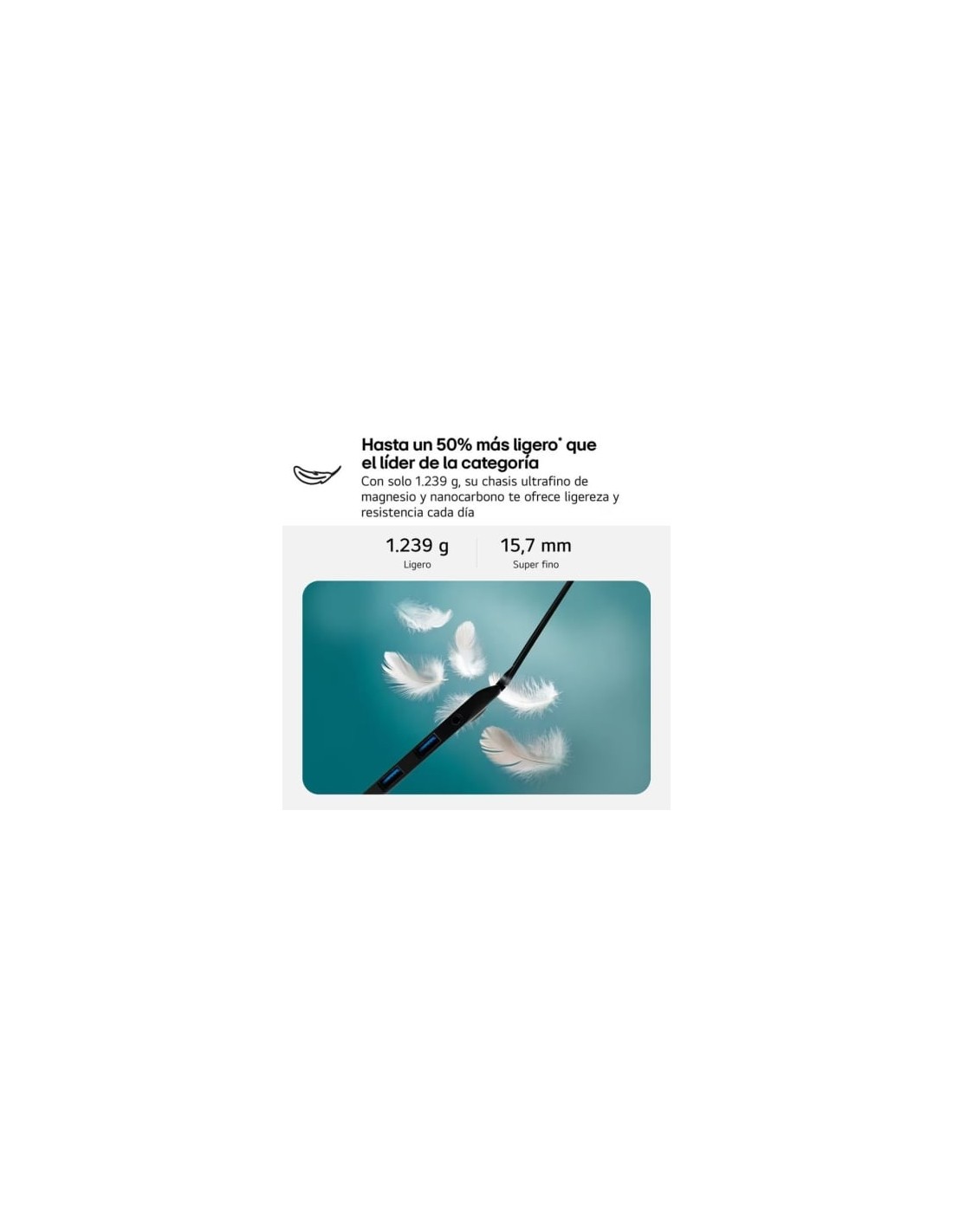 Portátil LG Gram 16Z90TL-V.AZ85BN 32GB/512GB en Logroño