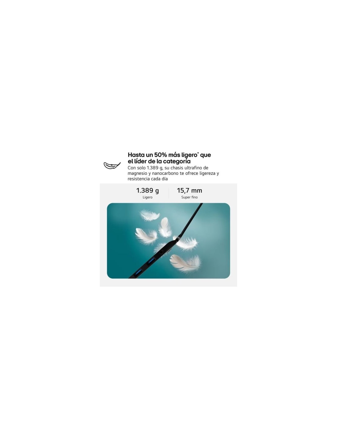 Portátil LG Gram 17Z90TL-G.AU88BN 32GB/1TB en Logroño