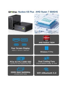 Mini PC GMKtec NucBox K8 Plus 16GB/512GB en Logroño 2