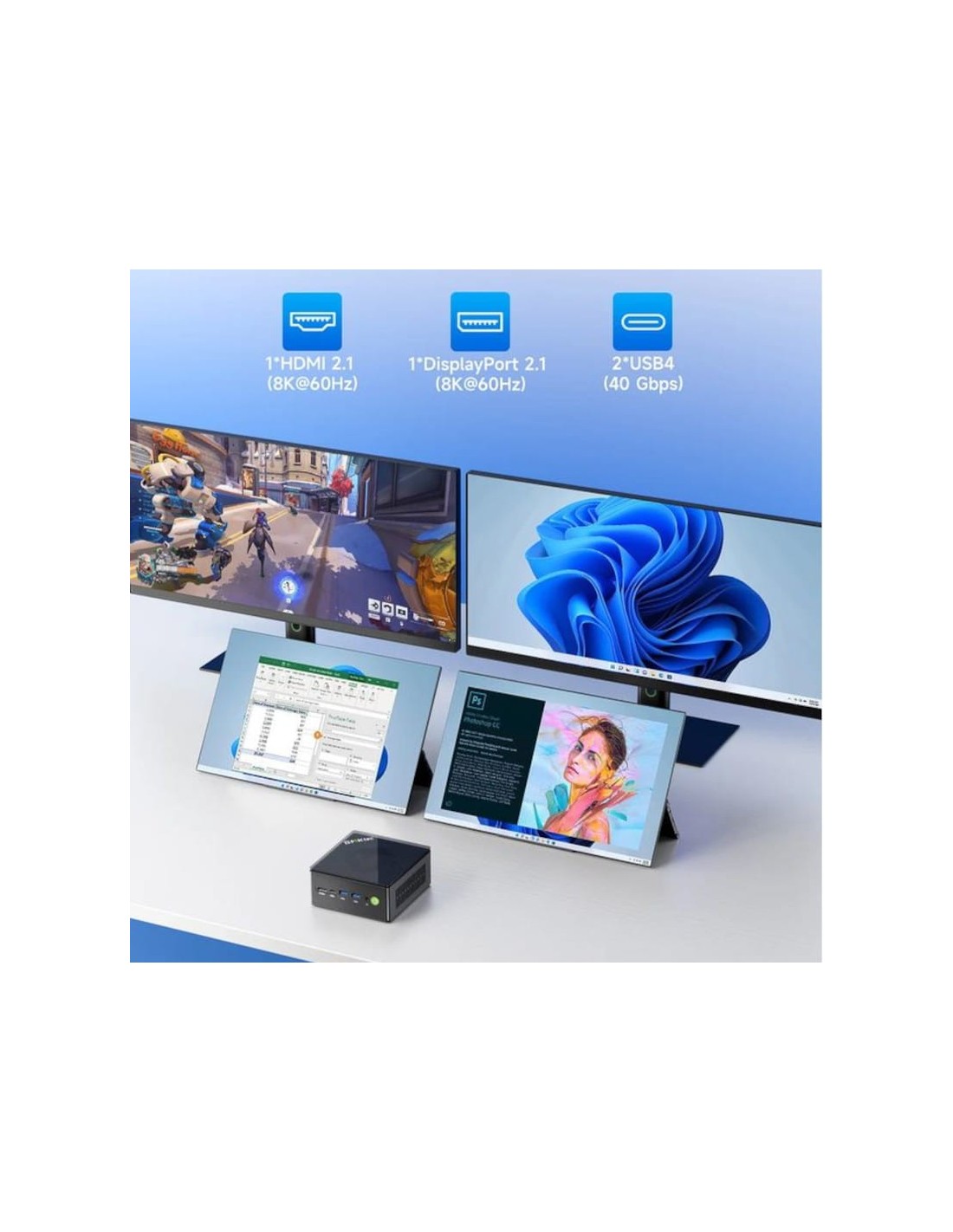 Mini PC GMKtec NucBox K8 Plus 16GB/512GB en Logroño