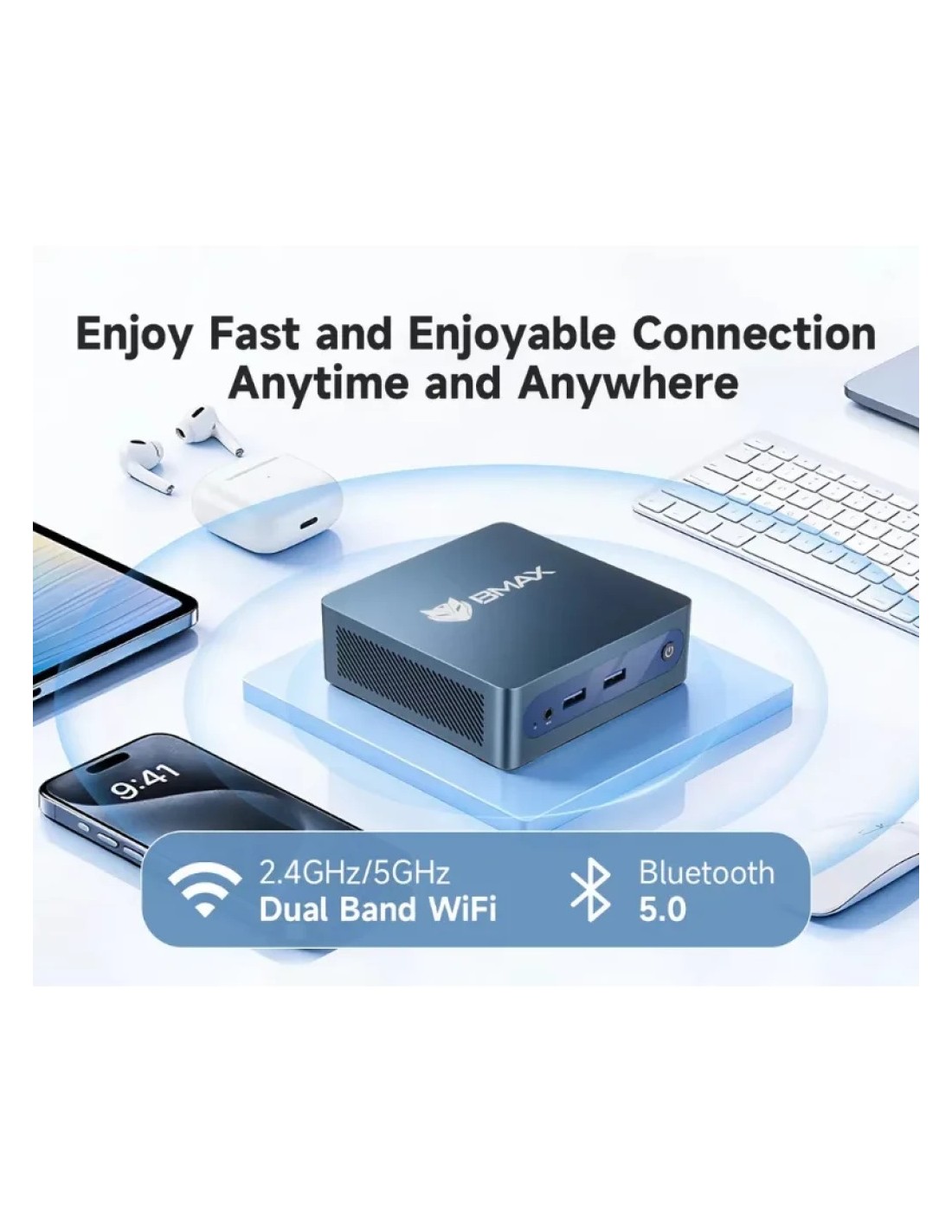 Mini PC BMAX MaxMini B1 Plus 6GB/128GB en Logroño