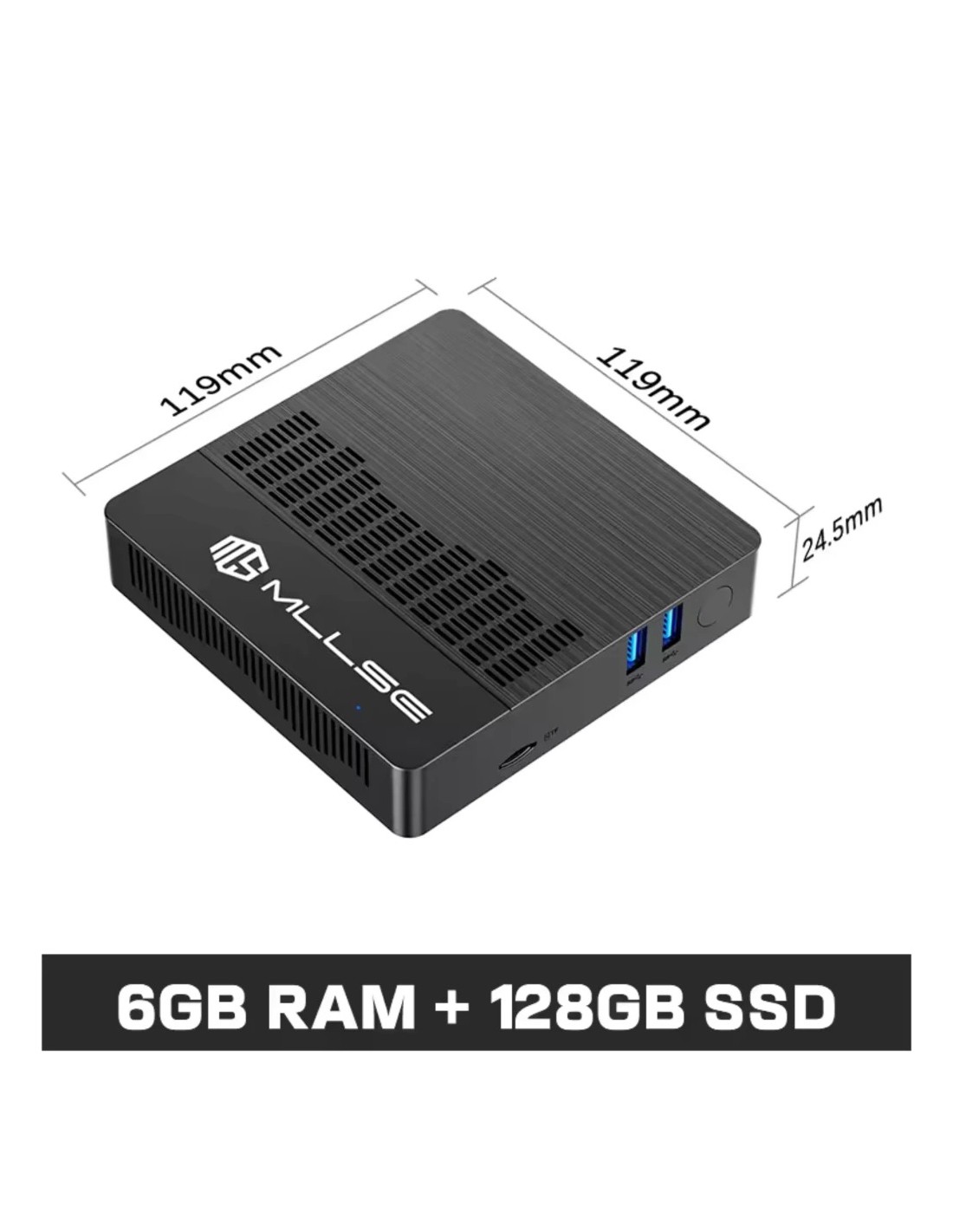 Mini PC MLLSE M2 Air 6GB/128GB en Logroño