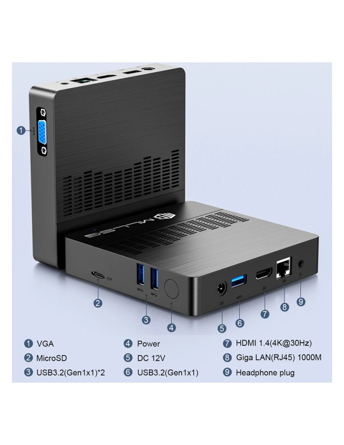 Mini PC MLLSE M2 Air 6GB/128GB en Logroño