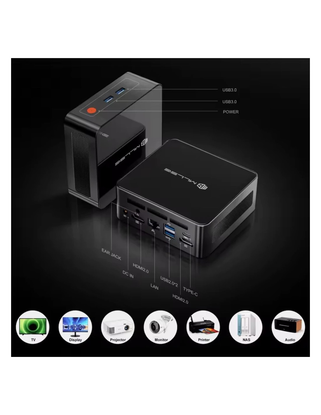 Mini PC MLLSE G1 Pro 16GB/512GB en Logroño