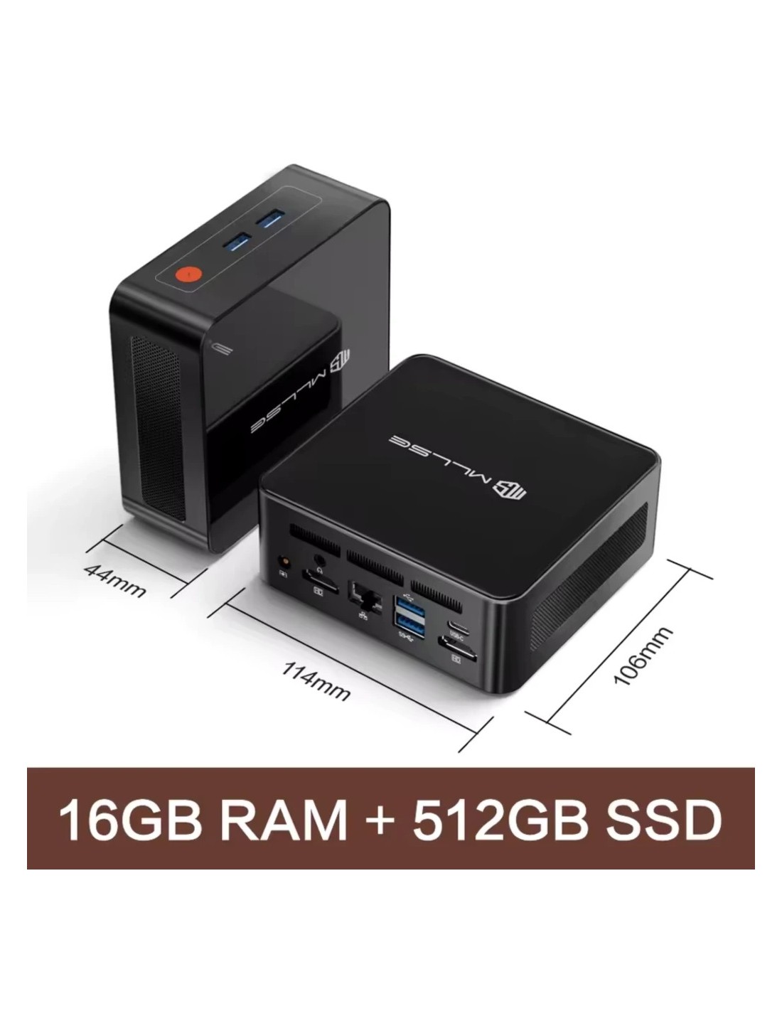 Mini PC MLLSE G1 Pro 16GB/512GB en Logroño