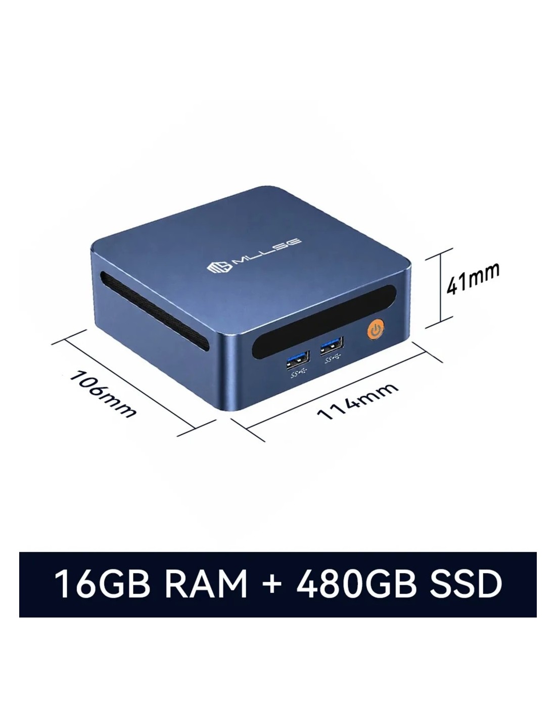 Mini PC MLLSE M4 Pro 16GB/480GB en Logroño