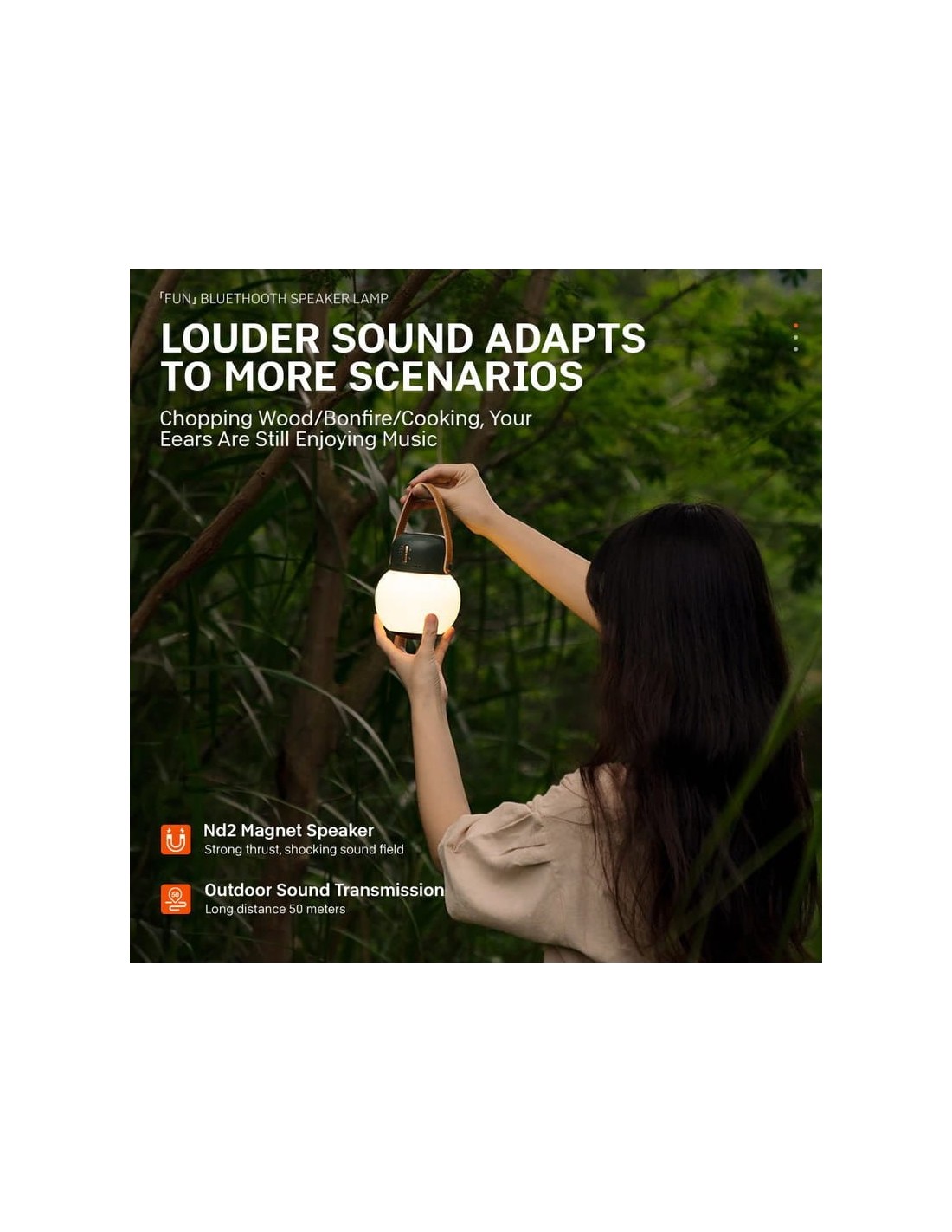 Altavoz Bluetooth Luz de camping al aire libre en Logroño