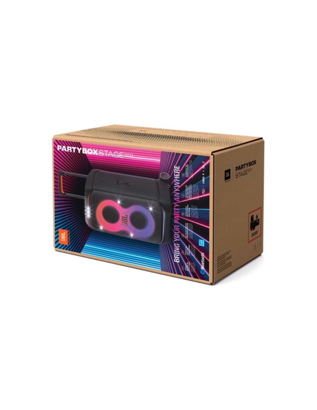 Altavoz de fiesta JBL PartyBox Stage 320 en Logroño