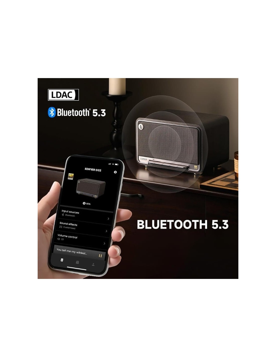 Altavoz Bluetooth Edifier D32 en Logroño